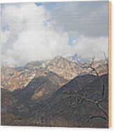 The San Gabriels Wood Print