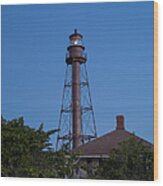 Sanibel Island Lighthouse Wood Print