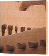 Santa Fe Vigas Wood Print