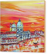 Santa Maria Della Salute In Venice Wood Print