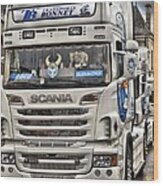 Scania V8 R620 Wood Print