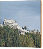 Schloss Hohenwerfen Wood Print