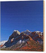 Sedona Winter Wood Print