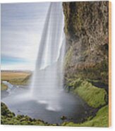 Seljalandsfoss Wood Print