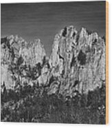 Seneca Rocks Wood Print