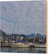 Seward Marina Wood Print