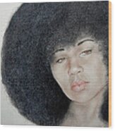 Sexy Aevin Dugas Holder Of The Guinness Book Of World Records For The Largest Afro Wood Print