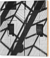 Shadows - Parliament House - Canberra - Australia Wood Print