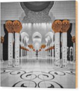 Sheikh Al Zayed Grand Mosque Wood Print