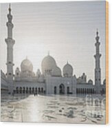 Sheikh Zayed Grand Mosque - Abu Dhabi Wood Print