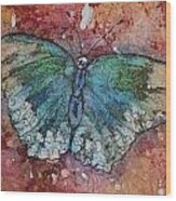 Shimmer Wings Wood Print