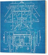 Sikorsky Helicopter Patent Art 3 1932 Blueprint Wood Print