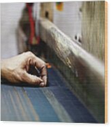 Silk Weaving Wood Print