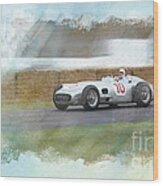 Sir Stirling Moss Wood Print