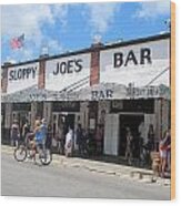 Sloppy Joes Key West 2 Wood Print