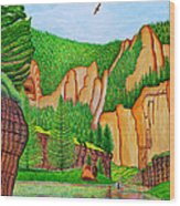 Smith River Montana Wood Print