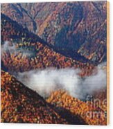 Smoky Mountains Wood Print