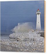 Sodus Bay Lighthouse Wood Print