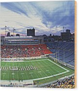 Soldier Field Football, Chicago Wood Print