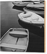 Sorrento Harbor Boats 3 Wood Print