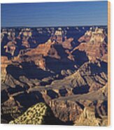 South Rim Of The Grand Canyon As Seen Wood Print