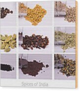 Spices Of India Wood Print