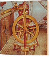 Spinning Wheel Wood Print