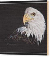 Spirit Of Freedom Bald Eagle Wood Print