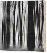 Spooky Woods Wood Print