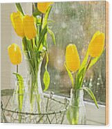 Spring Tulips Wood Print