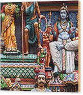 Sri Mariamman Temple 03 Wood Print