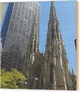 St. Patrick's Cathedral Wood Print