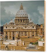 St. Peters Basilica Wood Print