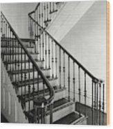 Staircase In Owens-thomas House Wood Print