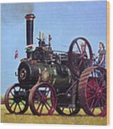 Steam Traction Engine Ransomes Sims And Jefferies General Purpose Engine Wood Print
