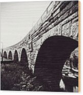 Stone Arch Bridge Wood Print