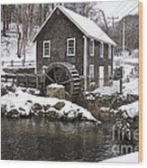 Stony Brook Grist Mill Of Brewster Wood Print