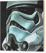 Stormtrooper Helmet 11 Wood Print