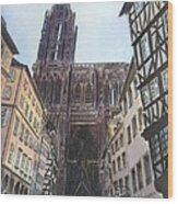 Strasbourg Cathedral Wood Print