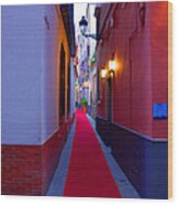 Streets Of Seville - Red Carpet Wood Print