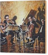 String Quartet Wood Print