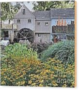 Summer At The Grist Mill Wood Print