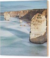 Sunrise Over Famous Twelve Apostles Wood Print