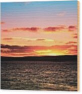 Sunset - Orkney Islands Wood Print