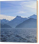 Swiss Alps 2 Wood Print