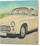 Syrena 105 - Polish Car Wood Print