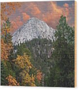 Tahquitz Peak - Lily Rock Wood Print