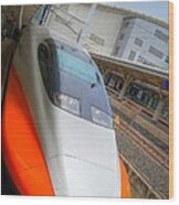 Taiwan Bullet Train Wood Print