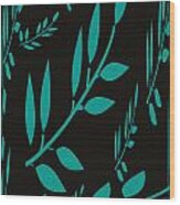 Teal Treasure Wood Print