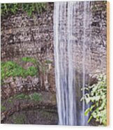 Tews Falls In Dundas Ontario Wood Print